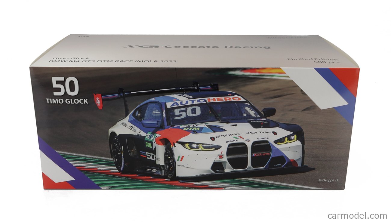 MINICHAMPS 113222050 Scala 1/18 | BMW 4-SERIES M4 GT3 TEAM