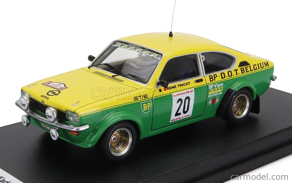 OPEL Kadett Gt/e (night Version) № 20 Rally Ypres (1977) R.Tricot - E.symens, Ye