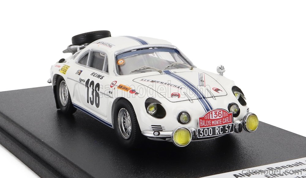 ALPINE RENAULT A110 1800s Rallye MonteCarlo 1973 Andruet TROFEU n°810