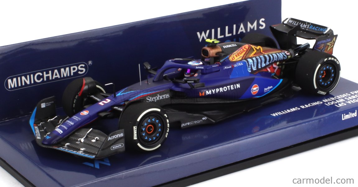 Modellino 1:43 Spark Williams FW45 #2 Las Vegas GP 2023, Logan Sargeant, S8937 - Foto 5