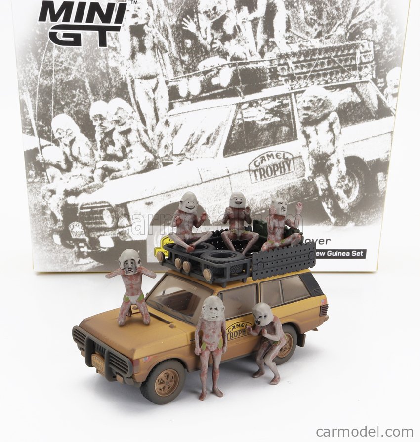 Mini GT Land Rover Range Rover 1971 &ndash; Vincitore Hillrally #893, Scala 1/64, Rosso