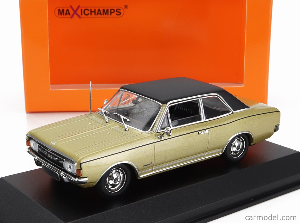 Opel Manta A 1970 (green metallic) - modelo die cast - Minichamps 940045501