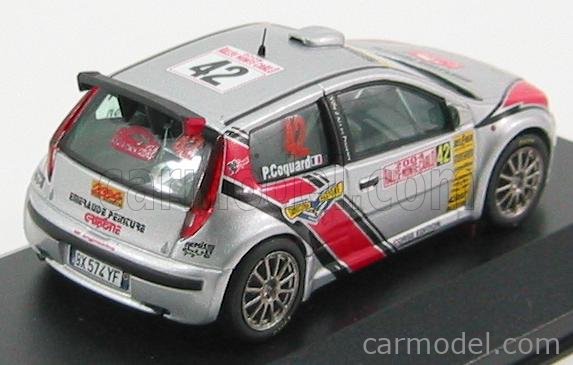 Modellino IXO 1:43 Fiat Punto S1600 Rallye Monte Carlo 2004 #34 A.Broccoli