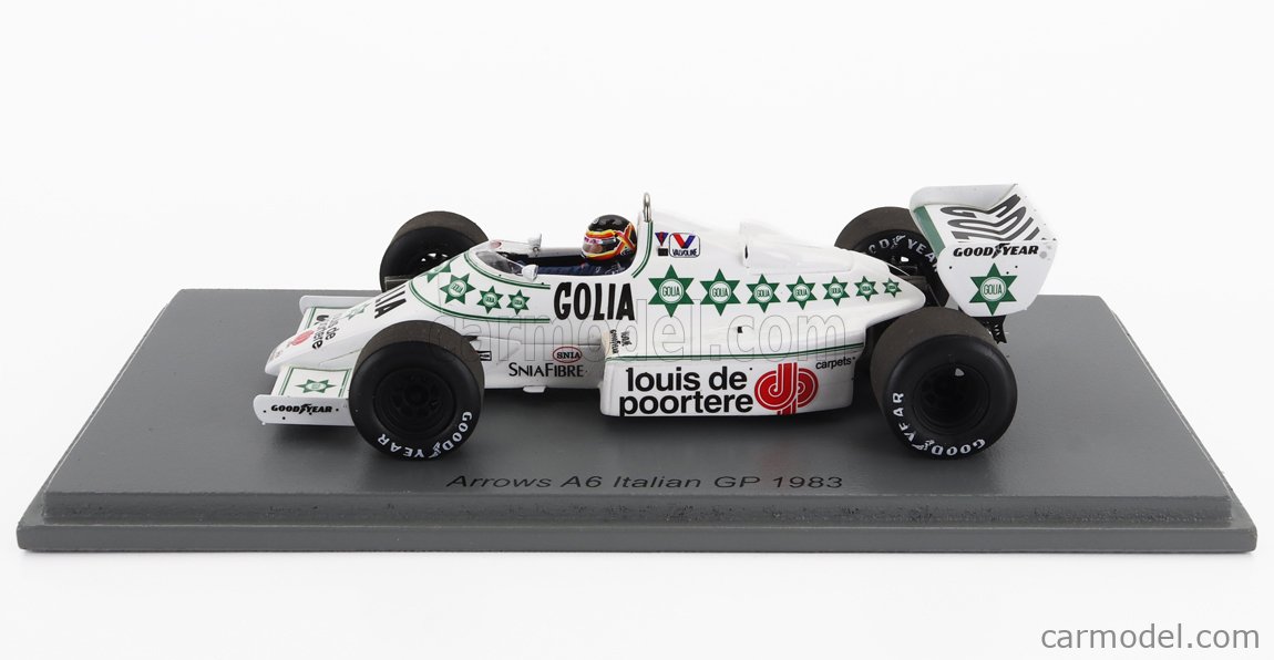 SPARK MODEL S5788 ARROWS A6 N.30 DETROIT GP 1983 THIERRY BOUTSEN 1:43