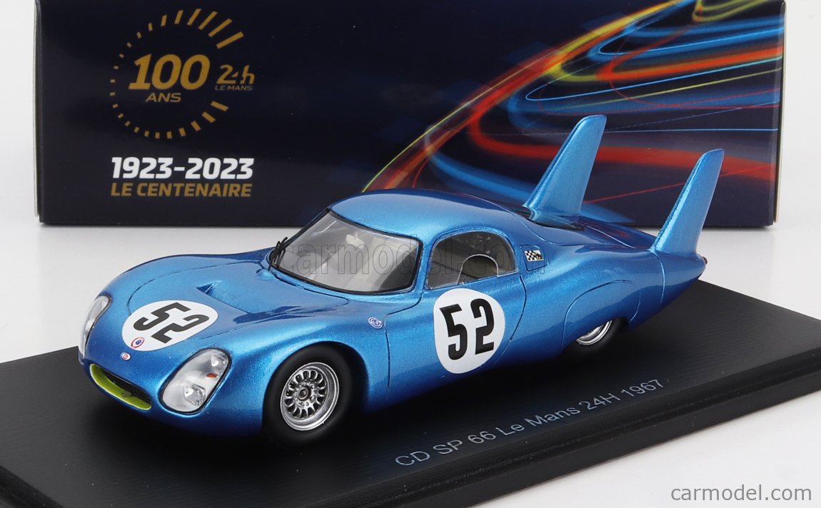 ミニカー　1/43 CD SP 66 Le Mans 24H 1967 D. Dayan - C. Ballot Lena #52 [S4598] CD SP 66 No.52 Le Mans 24H 1967 D. Dayan & C. Ballot Lena in