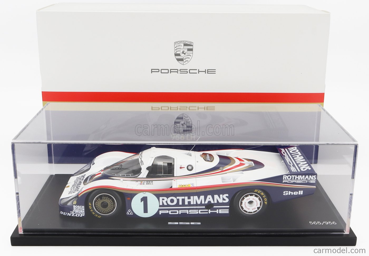Modèle Réduit Porsche 956lh 2.6l Turbo Team Rothmans Porsche System Nr1 Winner 24h Le Mans 1982 Jickx Dbell