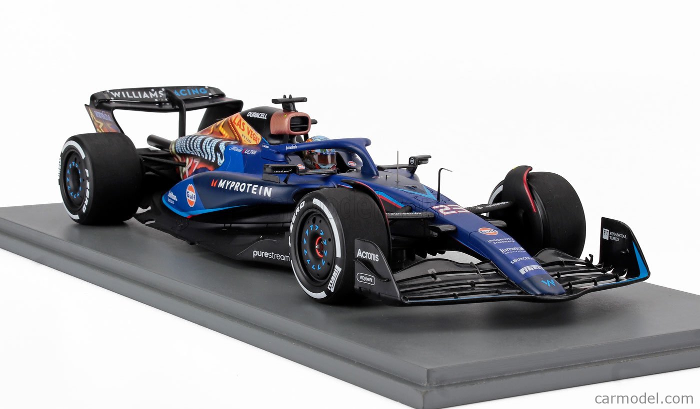 Miniature Spark Williams F1 FW45 N°23 – GP Las Vegas 2023 – Echelle 1/43 – Neuve