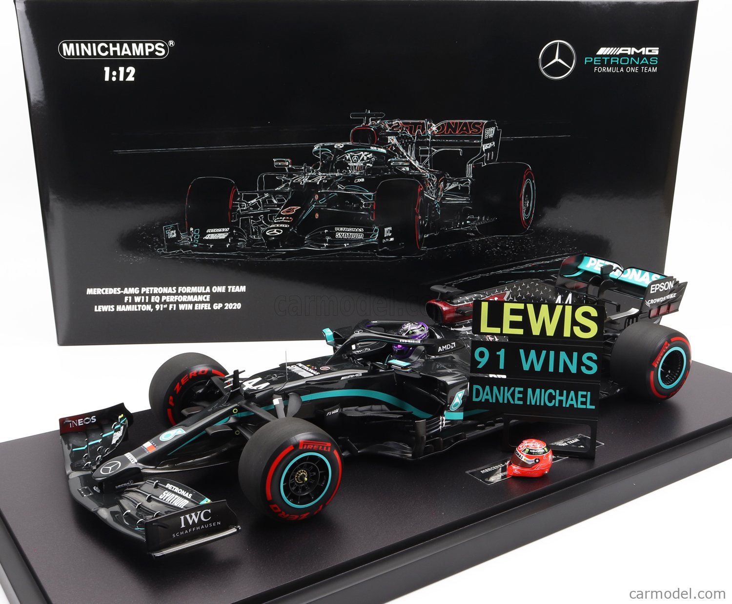 ミニチャンプス 1/12 AMG ペトロナス W11 EQ エイフェルGP ミニチャンプス 1/12 AMG ペトロナス W11 EQ エイフェルGP