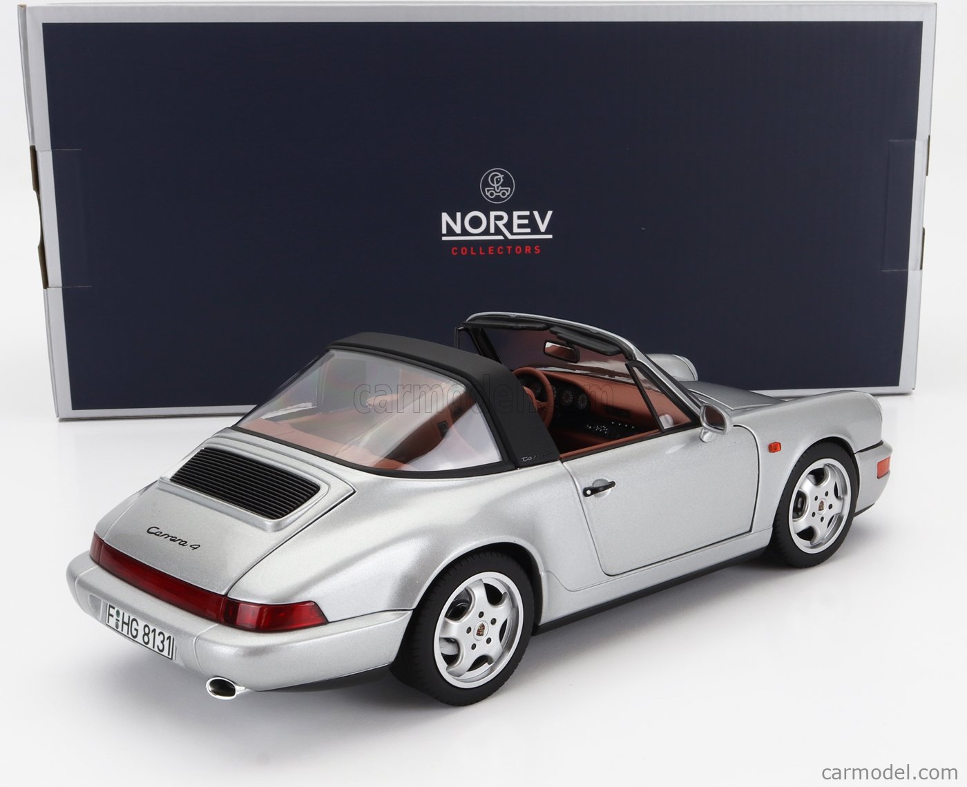 Modellino Auto Norev 1/18 Porsche 911 Carrera 4 Targa 1991 Blue Metallic |  Motorsport Maranello