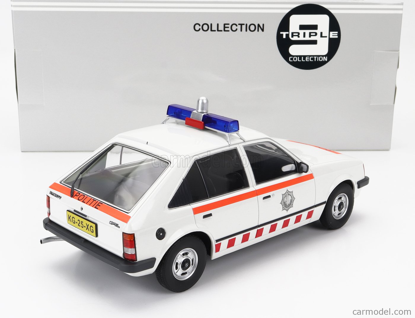 TRIPLE9 T9-1800424 Scale 1/18 | OPEL KADETT D DUTCH POLICE 1984 WHITE ...