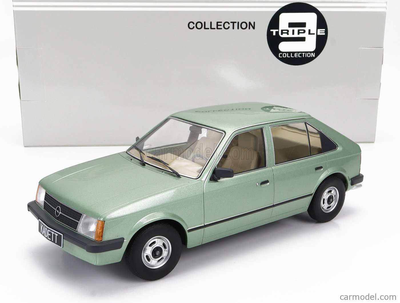 Miniature Triple9 1/18, Opel Kadett D Police Allemagne 1984, Blanche, Neuve