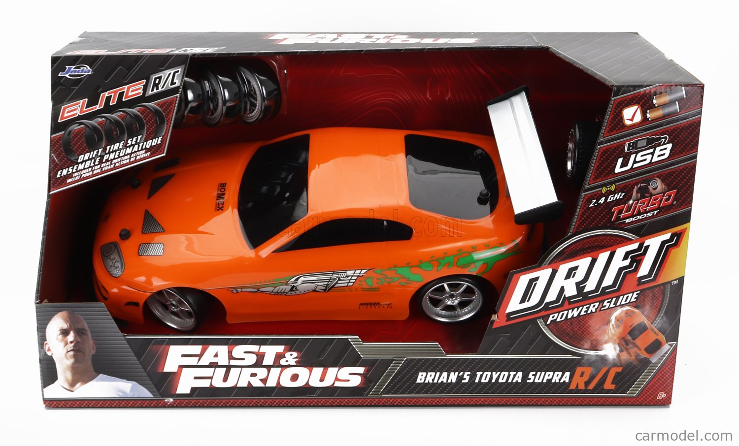 JADA TOYS 253209003 Fast & Furious RC Drift 1995 Toyota 1:10 Auto