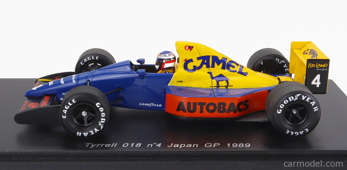 Spark 1/43 – Tyrrell 018 Ford-Cosworth #4 – Jean Alesi – French GP 1989 – Occasion