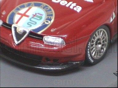 SPARK-MODEL S0461 Scale 1/43 | ALFA ROMEO 156 GTA AUTODELTA N 1 MICHAEL  SCHUMACHER 2004 RED