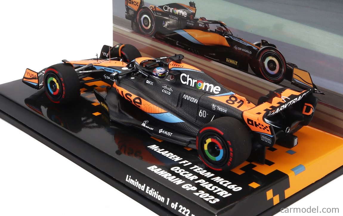 Miniature Minichamps 1/43 – McLaren MCL60 – 3e GP Japon 2023 (O. Piastri) – 537236081
