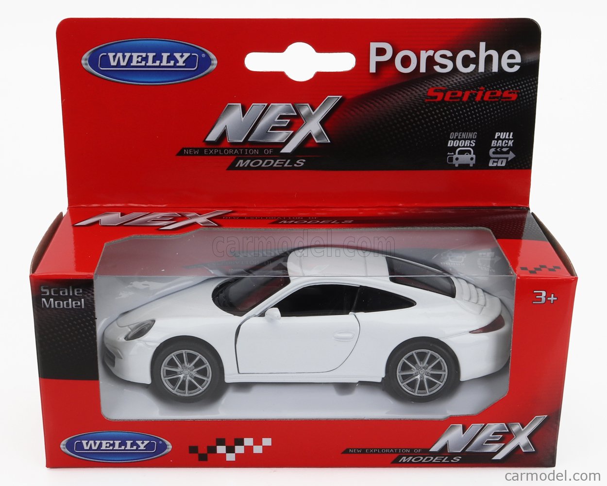 WELLY WE43661W-49720 Scale 1/34 | PORSCHE 911 991 COUPE 2014 WHITE