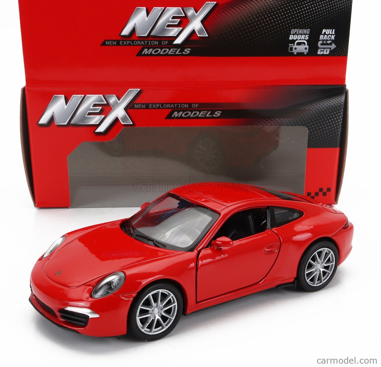 WELLY ポルシェ911（991）カレラS 1/24 Welly Porsche 911 (991) Carrera S (Black) Diecast Car Model