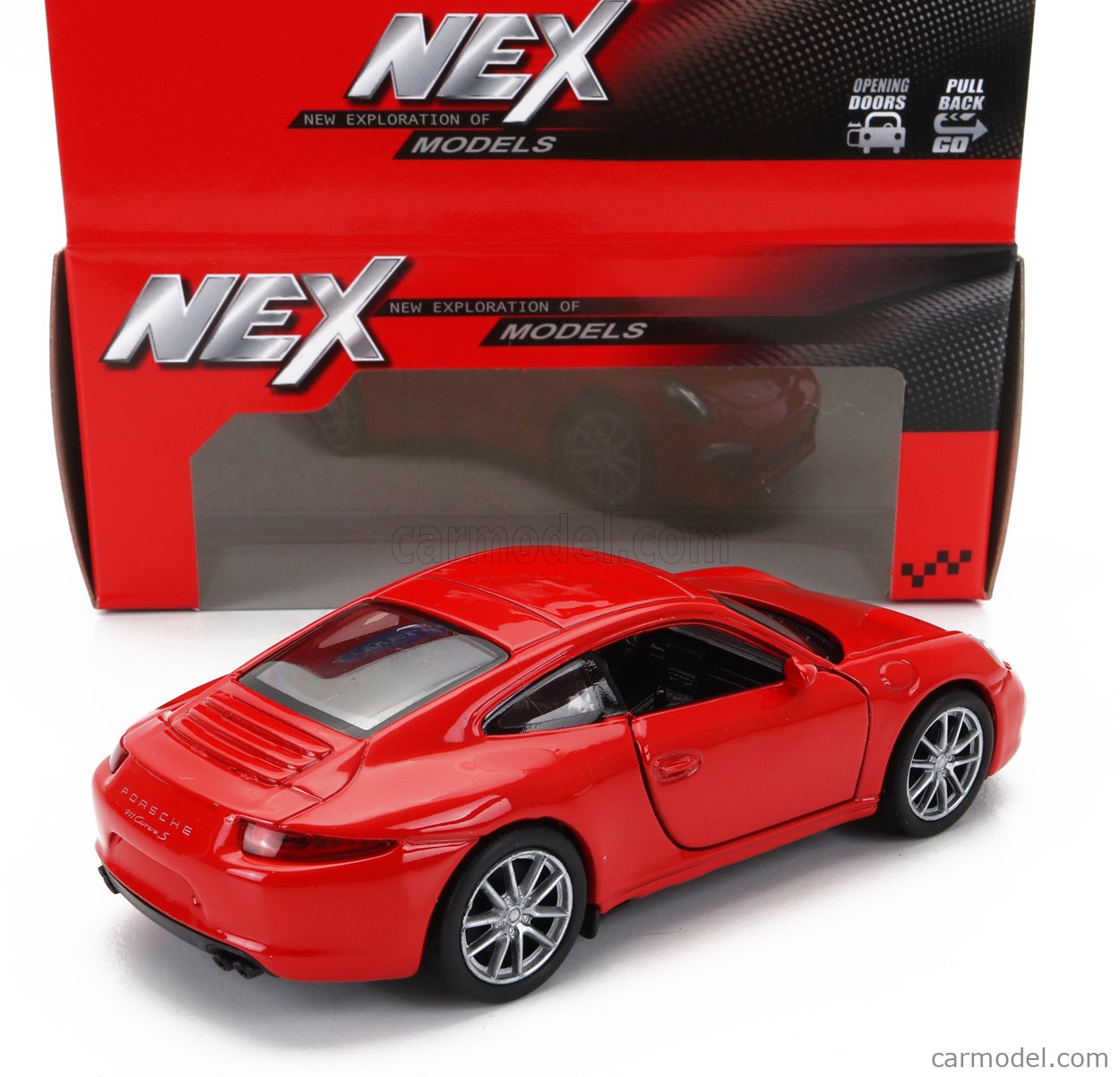 WELLY WE43661R-49720 Scale 1/34 | PORSCHE 911 991 COUPE 2014 RED