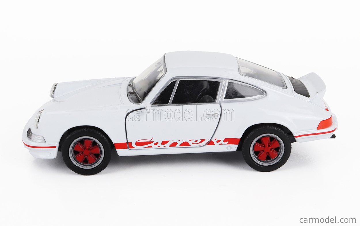 Modèle Réduit Porsche 911 Cabriolet - Échelle 1:24 - Rouge - Welly - Neuf