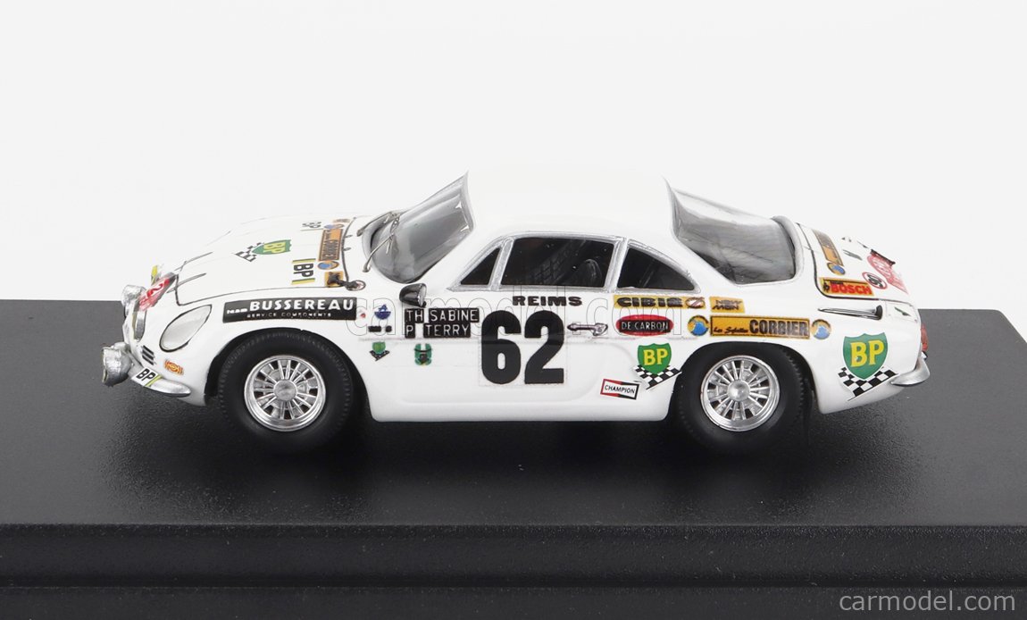 Diecast model cars Alpine A110 1/43 Trofeu Renault No.2 Rally du Mont