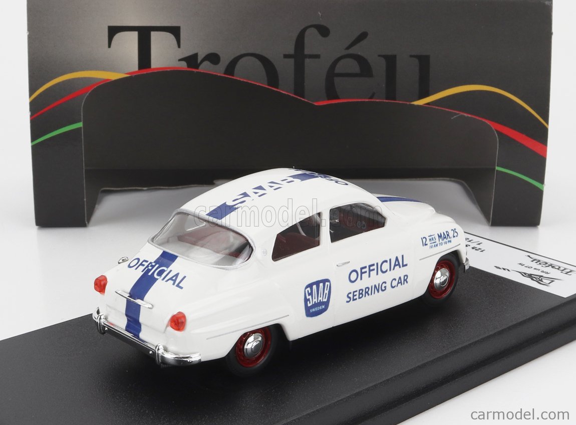 TROFEU TRRUS07 Scale 1/43 | SAAB 96 OFFICIAL CAR 12h SEBRING 1961