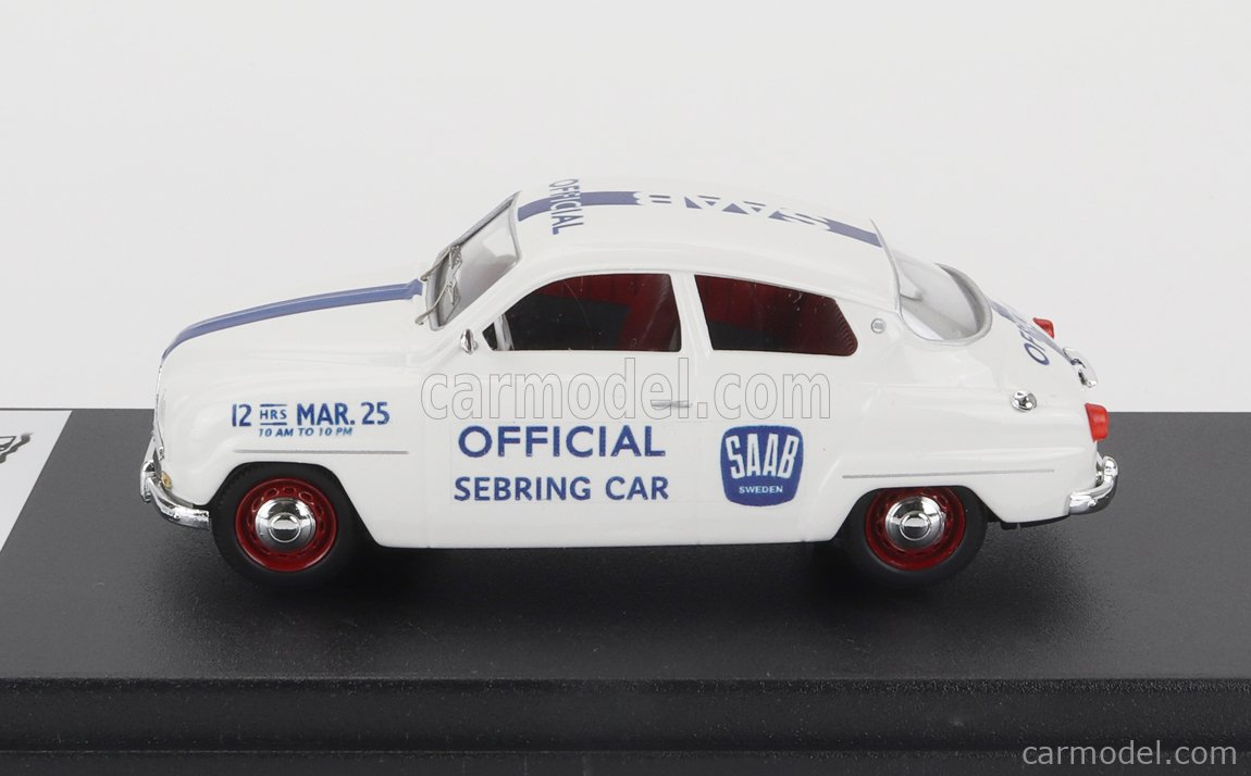 Modèle Réduit Saab 95 1961 Blanc - Échelle 1:43 Par Triple 9 - Occasion
