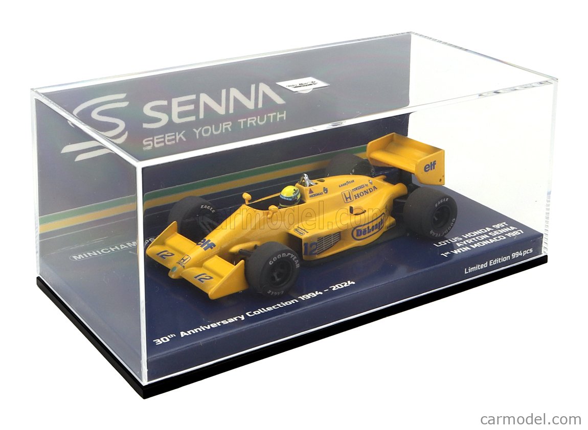 Minichamps 1/43 Lotus Renault 99T 1987 - Ayrton Senna - 15 Years F1 Edition