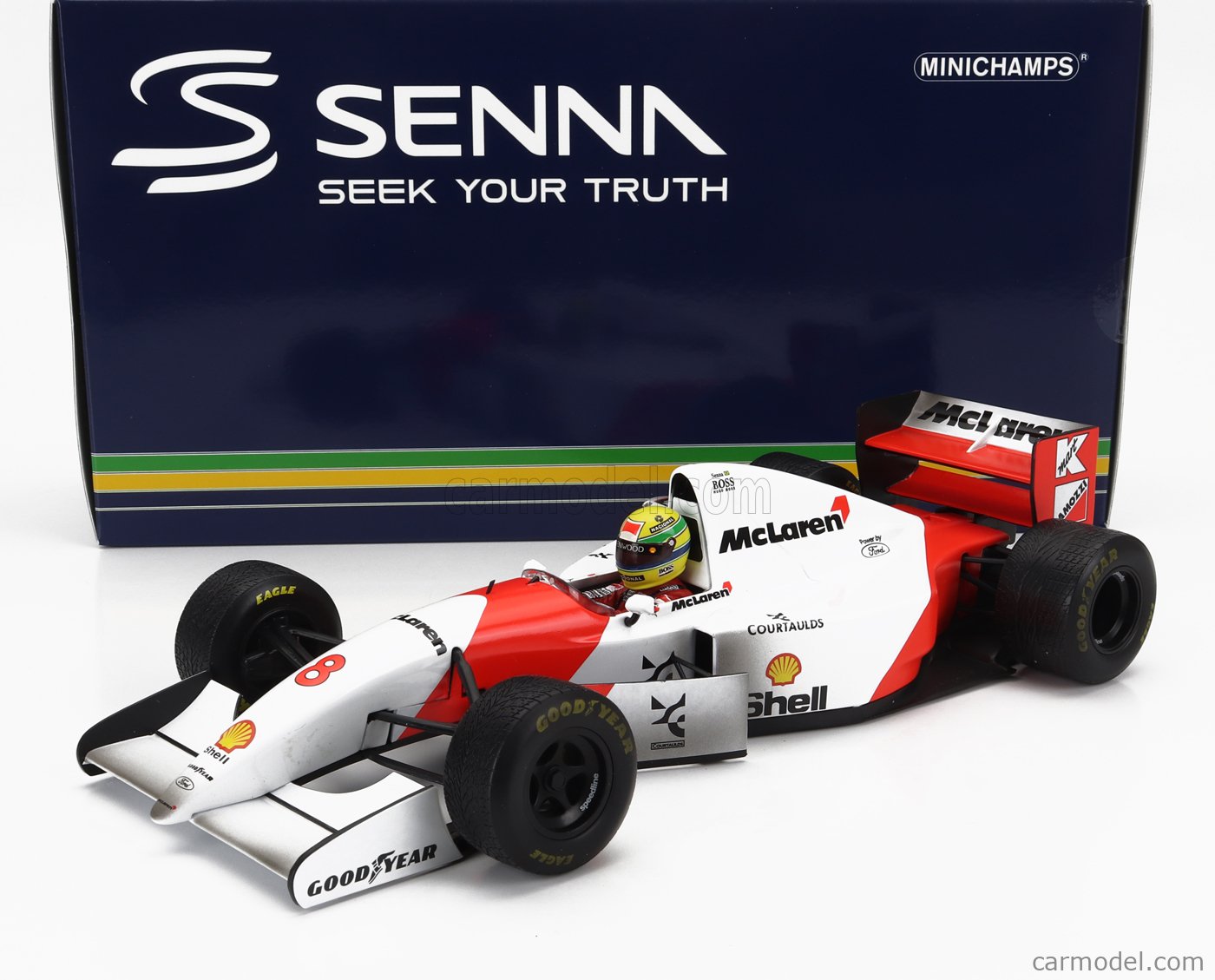 MINICHAMPS 540933818 Escala 1/18 | McLAREN F1 FORD MP4/8 V8 TEAM