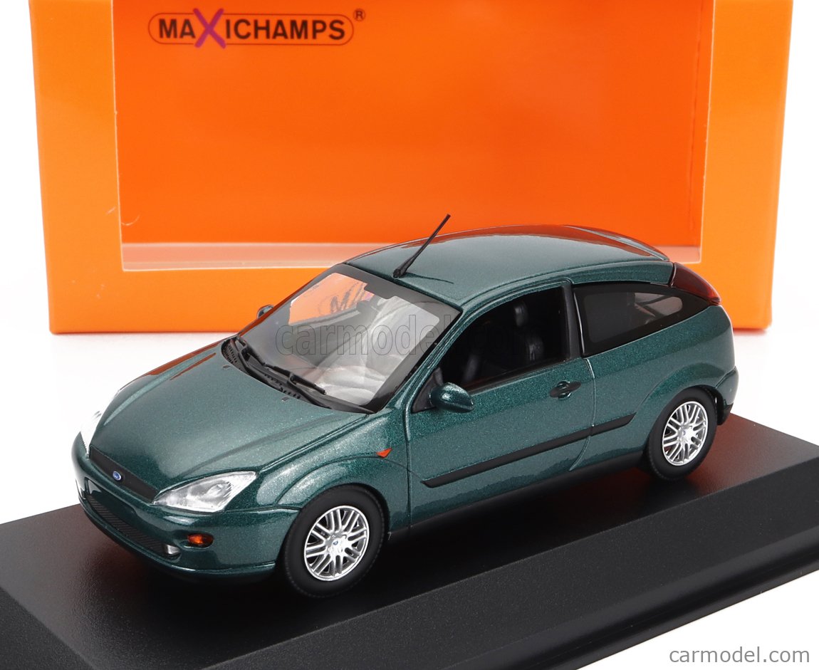 Minichamps Ford Focus 2 Door 1998 Verte 1/43 - Maxichamps, Prévente, Neuf