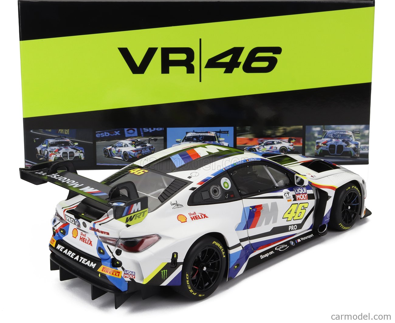 世界限定749台VR46 BMW M4 GT3 1/18 minichamps Minichamps 2023 BMW 4-SERIES M4 GT3 6th 12h BATHURST #46 1