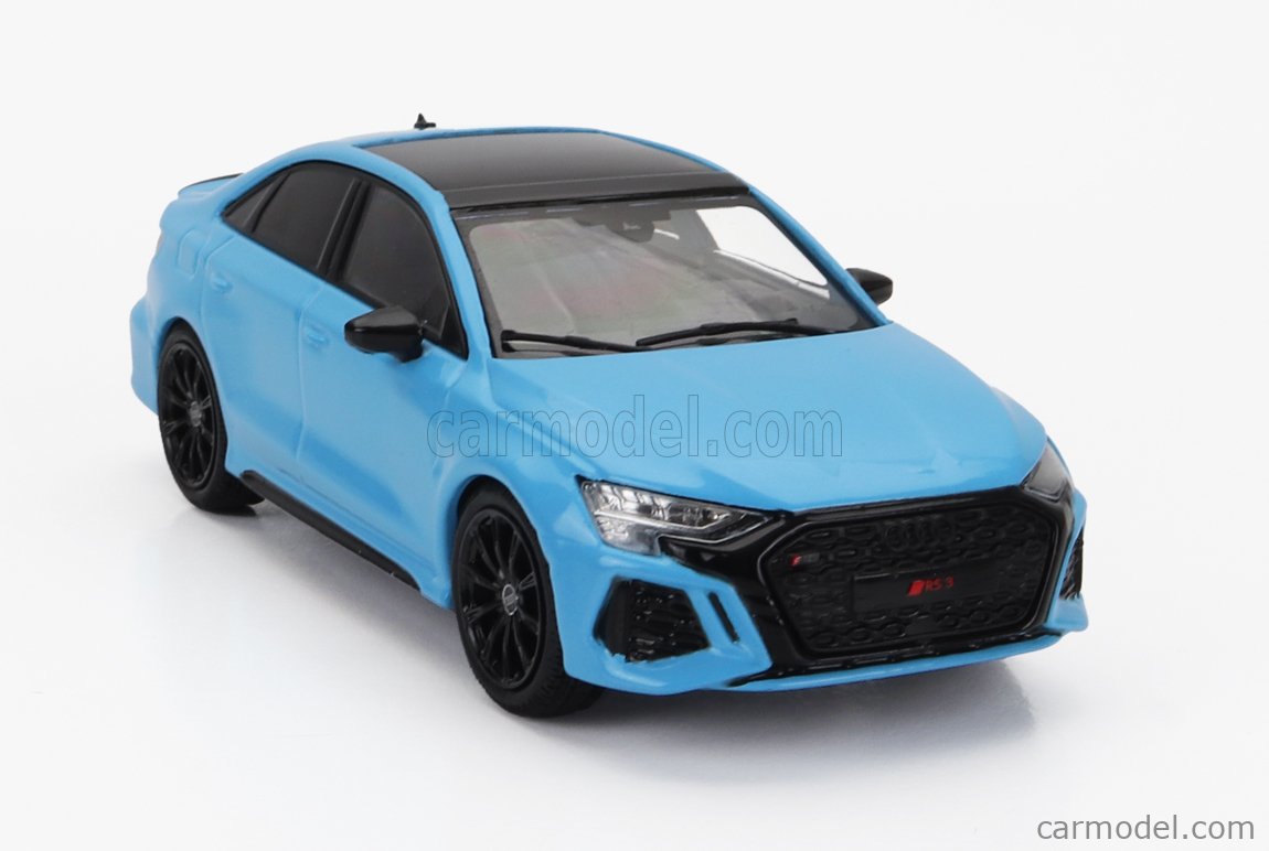 Audi RS3 sedan 2022 bleue (IXO) 1/43e - Minicarweb