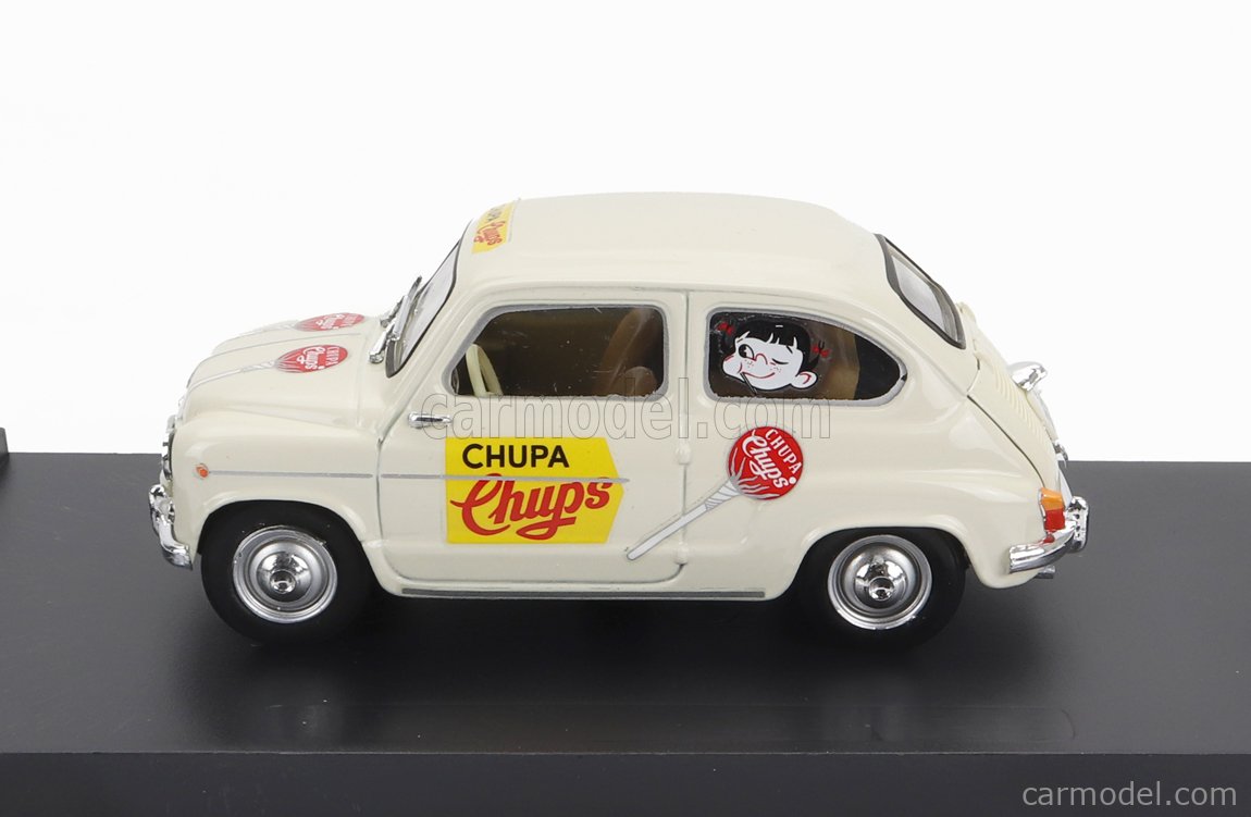 【500個限定】BRUMM製 1/43 FIAT　600D　1960　カタログ付 Brumm 1:43 Fiat 600D year 1963 Italian election propaganda