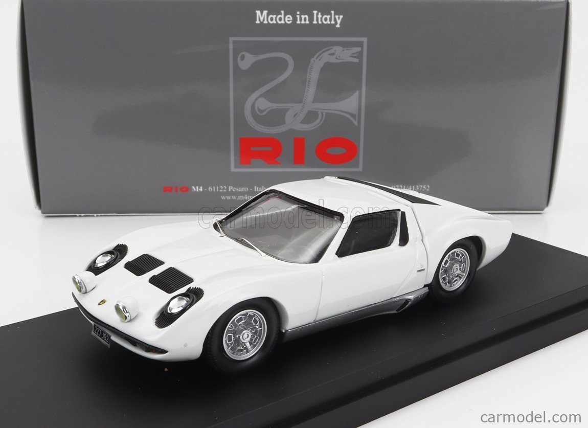 RIO-MODELS 4713 Scale 1/43 | LAMBORGHINI MIURA P400 1967 - PERSONAL CAR ...