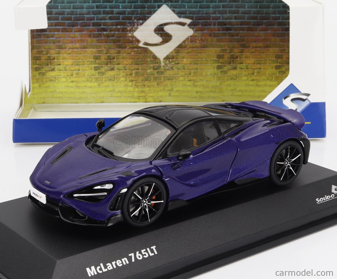 Modèle Réduit McLaren 765LT 2020 Violet - Solido 1:43, Édition 2024