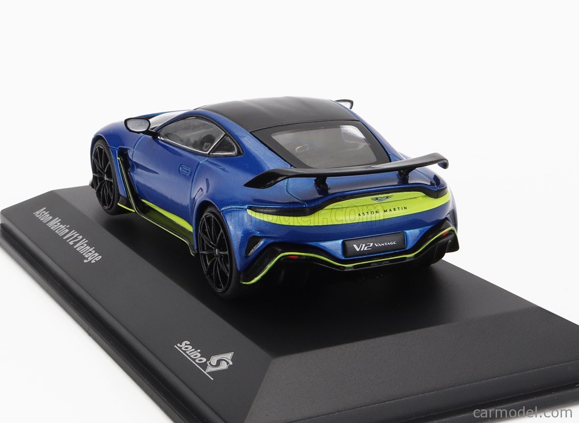 SOLIDO 1:43 Aston Martin Vantage V12 Vert - Voiture Miniature De Collection Premium