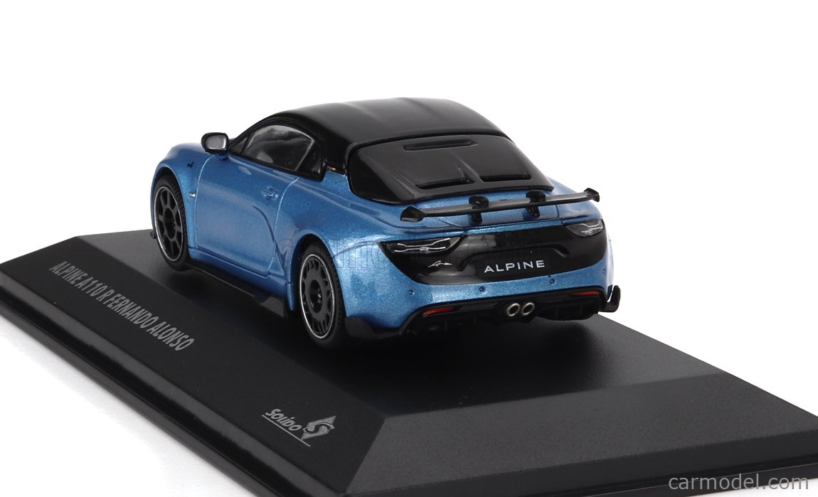 VOITURE SOLIDO ALPINE A110 Radicale Fernando Alonso Edition Blue 1:43 N