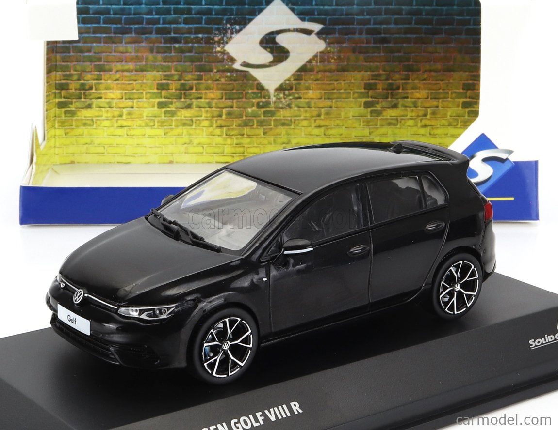 SOLIDO 4311803 Escala 1/43 | VOLKSWAGEN GOLF VIII R 2022 BLACK