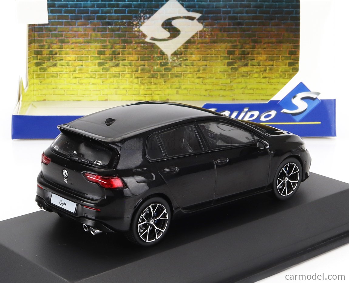 SOLIDO 4311803 Escala 1/43 | VOLKSWAGEN GOLF VIII R 2022 BLACK