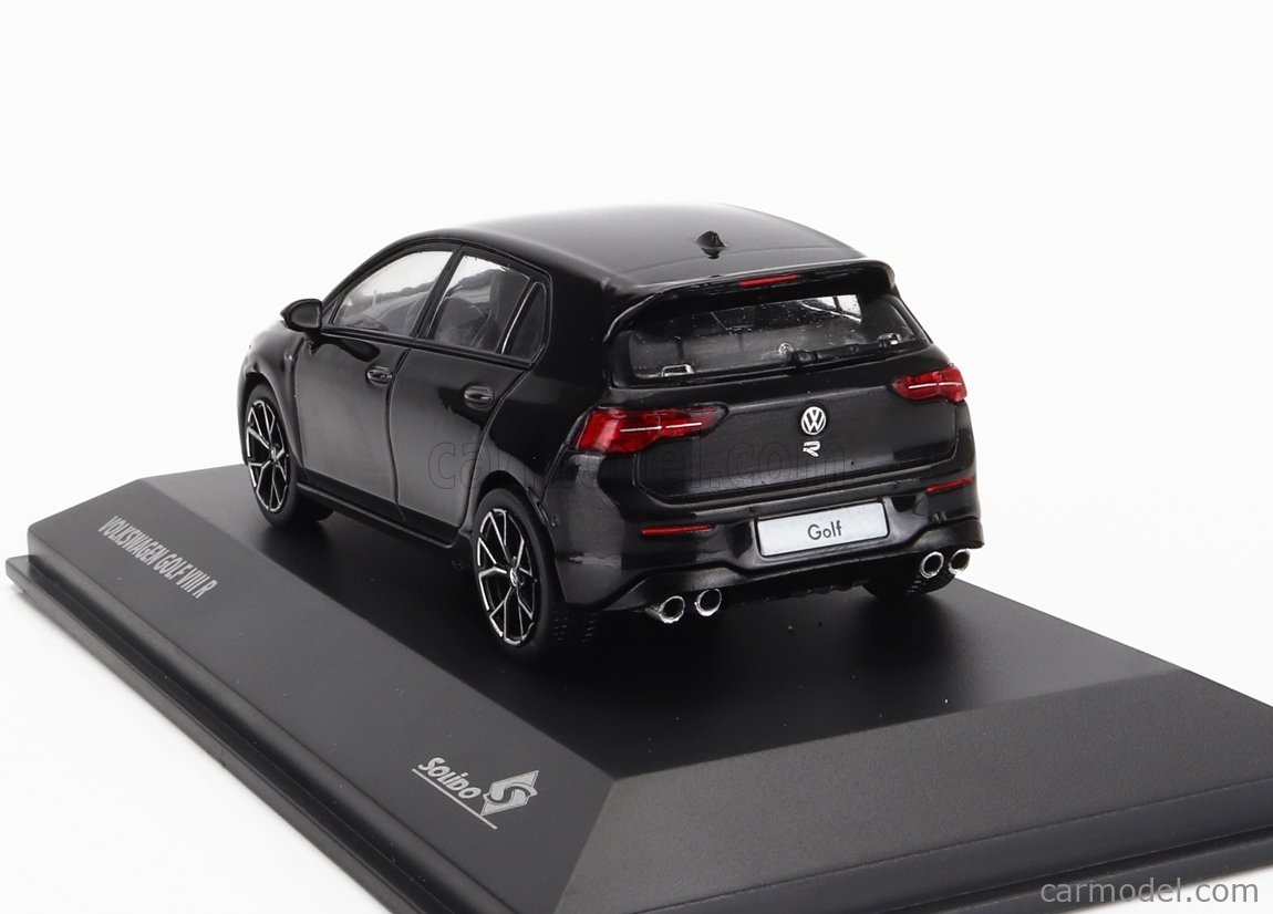 SOLIDO 4311803 Scale 1/43 | VOLKSWAGEN GOLF VIII R 2022 BLACK