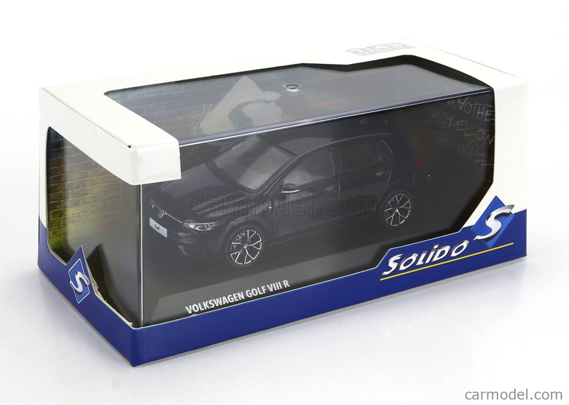SOLIDO 4311803 Escala 1/43 | VOLKSWAGEN GOLF VIII R 2022 BLACK