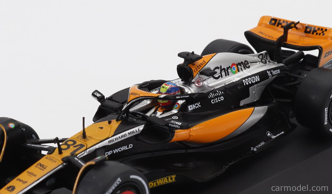 Replique Mcl60 British Gp Burago F1 McLaren MCL60 2023 - Oscar Piastri #81 - Échelle 1:43 - 12cm Replique Mcl60 British Gp Burago F1 McLaren MCL60 2023 - Oscar Piastri #81 - Échelle 1:43 - 12cm