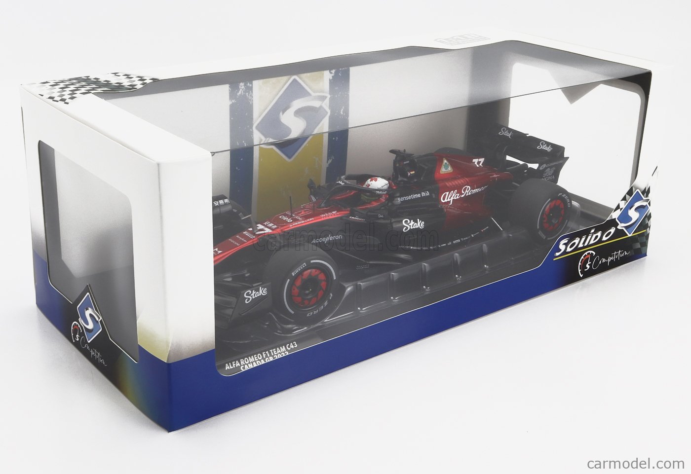 SOLIDO 1811101 Scale 1/18 | ALFA ROMEO F1 C43 TEAM STAKE N 77