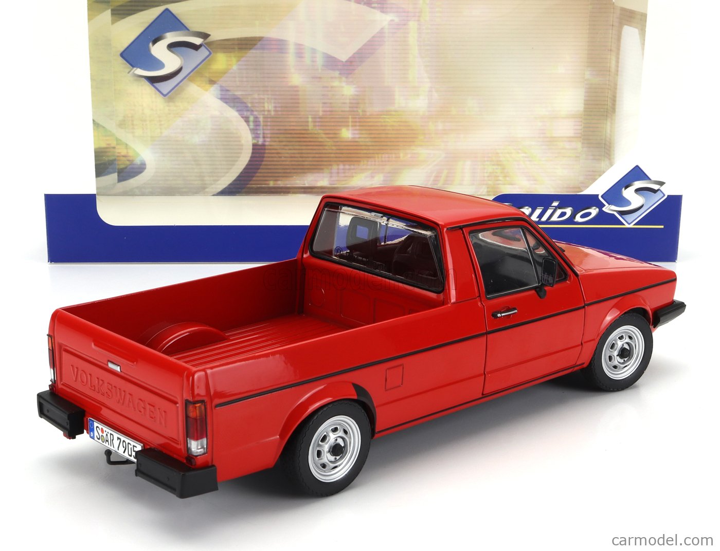 Modèle réduit Volkswagen Caddy Mk.1 German Post Jaune 1982 1/18 Modèle réduit Volkswagen Caddy Mk.1 German Post Jaune 1982 1/18
