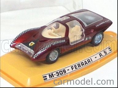 Pilen SB 1/43 - Ferrari P5 Berlinetta Pininfarina Rouge – Miniature De Collection, état Correct