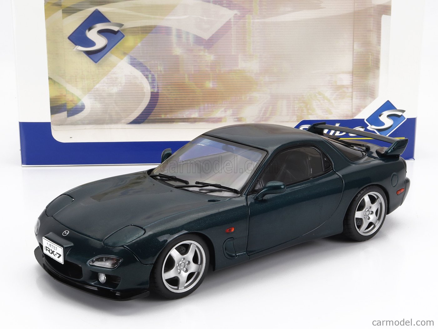 SOLIDO 1810601 Scale 1/18 MAZDA RX-7 FD RS COUPE 1994 BLUE - Main Image