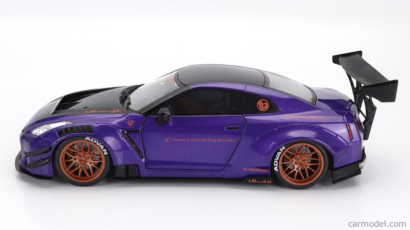 SOLIDO 1805812 Scale 1/18 | NISSAN GT-R (R35) LIBERTY WALK BODY KIT 2.0 ...