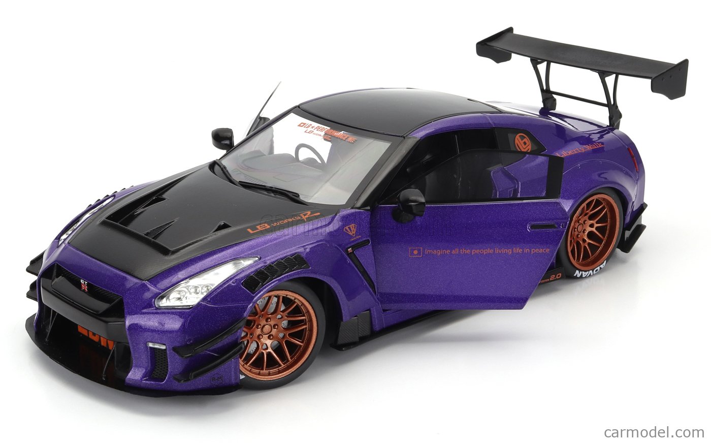 SOLIDO 1805812 Scale 1/18 | NISSAN GT-R (R35) LIBERTY WALK BODY KIT 2.0 ...