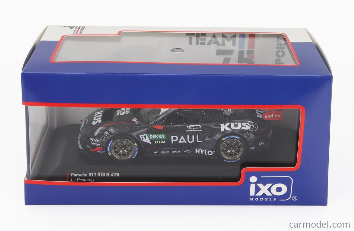 1/43 Minichamps 2023 Porsche 911 (992) GT3 R #24 DTM KÜS Team75 Bernhard Ayhancan Güven Car Model