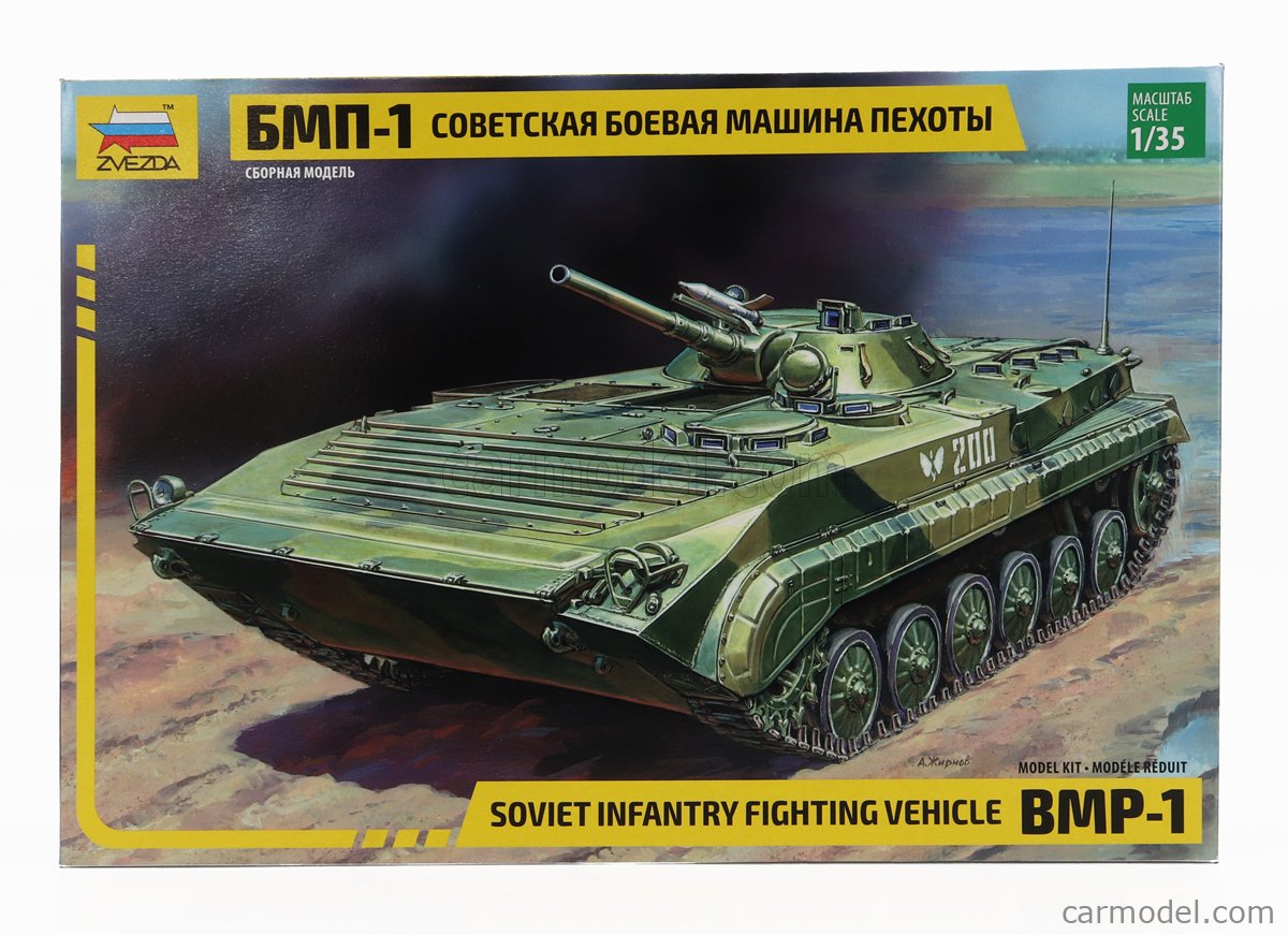 ZVEZDA 3553 Masstab: 1/35 | TANK BMP-1 SOVIET INFANTRY FIGHTING VEHICLE ...