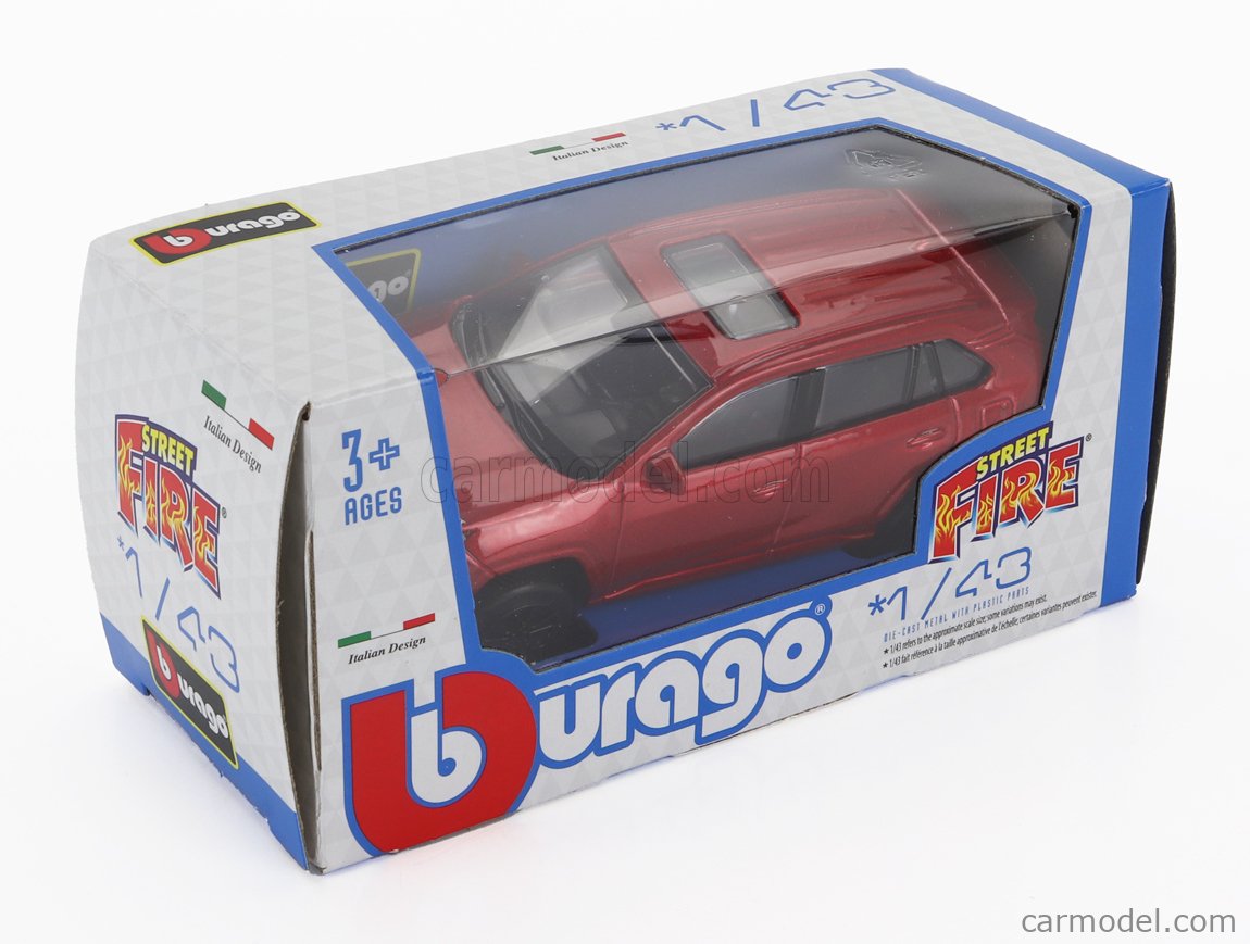 Miniature 1/43 - Toyota Rav4 Pompiers - Sur Base Vitesse - Modifié